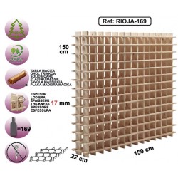 Range-bouteilles en pin massif - RIOJA-169
